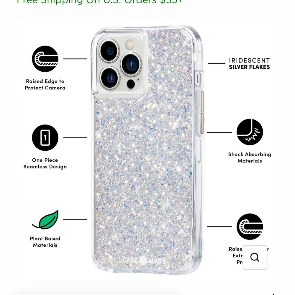 🤍⭐️ Casemate Twinkle iPhone 13 Pro Max Case